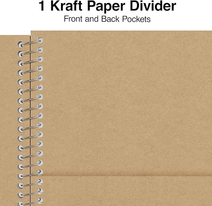 STAPLES Premium 1-Subject Notebook, 5.875" x 9", College Ruled, 100 Sheets, Brown