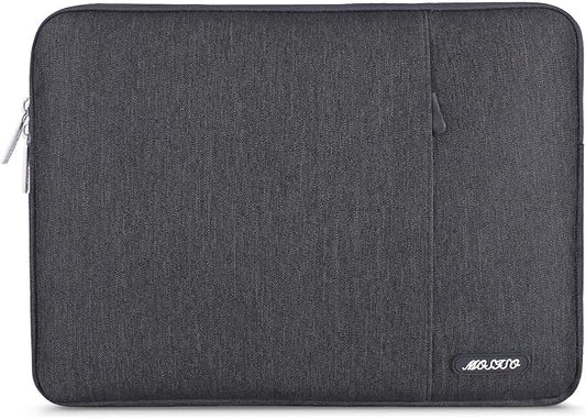 MOSISO Laptop Case 13 inch, Laptop Sleeve Compatible with MacBook Neo/Air/Pro 13 inch with A18/M5/M4/M3/M2/M1 Chip 2026-2016, Polyester Vertical Computer Sleeve Bag with Pocket, Space Gray
