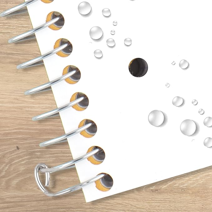 Five Star Spiral Notebook + Study App, 3 Subject, College Ruled Paper, 8-1/2" x 11", 150 Sheets, Fights Ink Bleed, Water Resistant Cover, White (72464)
