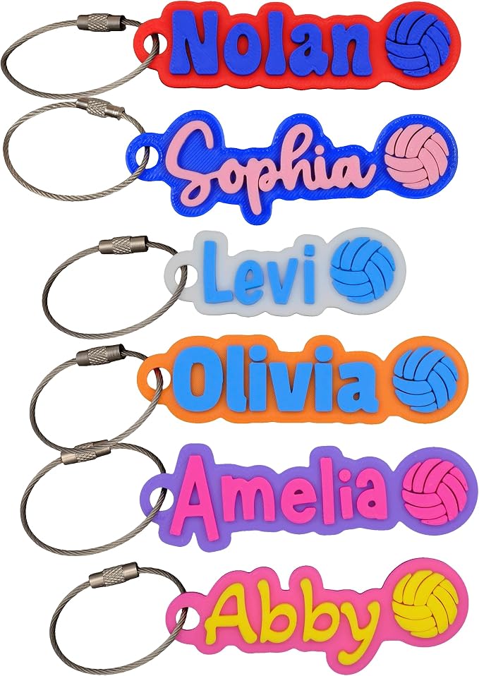 SuperFineDeesigns Bag & Water Bottle Name Tag