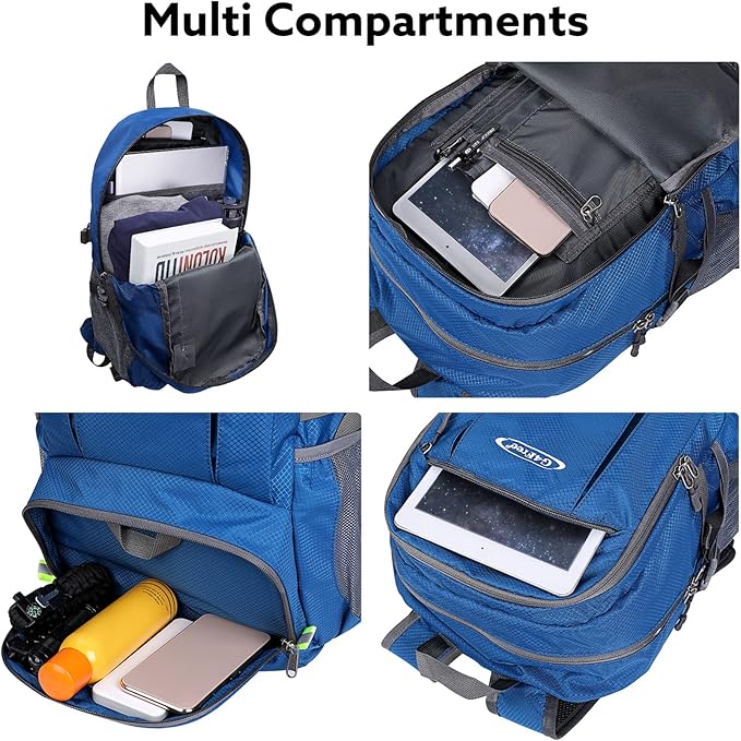 G4Free Lightweight Packable Hiking Backpack, Waterproof Travel Daypack