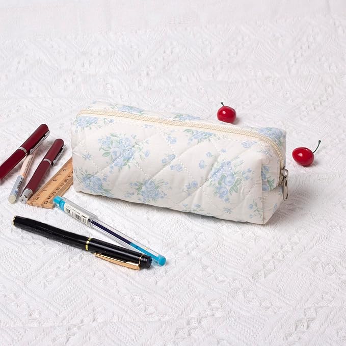 Pencil Case Pen Case Office College School Storage Bag Pouch Holder Box Organizer Makeup Pouch Cosmetic Bag Aesthetic Cute Pencil Case for Girls Boys Kids (ZE)