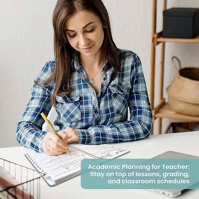Planner 2026–2027, Academic Monthly Weekly Spiral Calendar, July 2026 – June 2027, Hardcover Agenda Notebook with Tabs, 6.3" x 8.5", Perfect for Students, Teachers, School & Daily Planning - Floral Halo