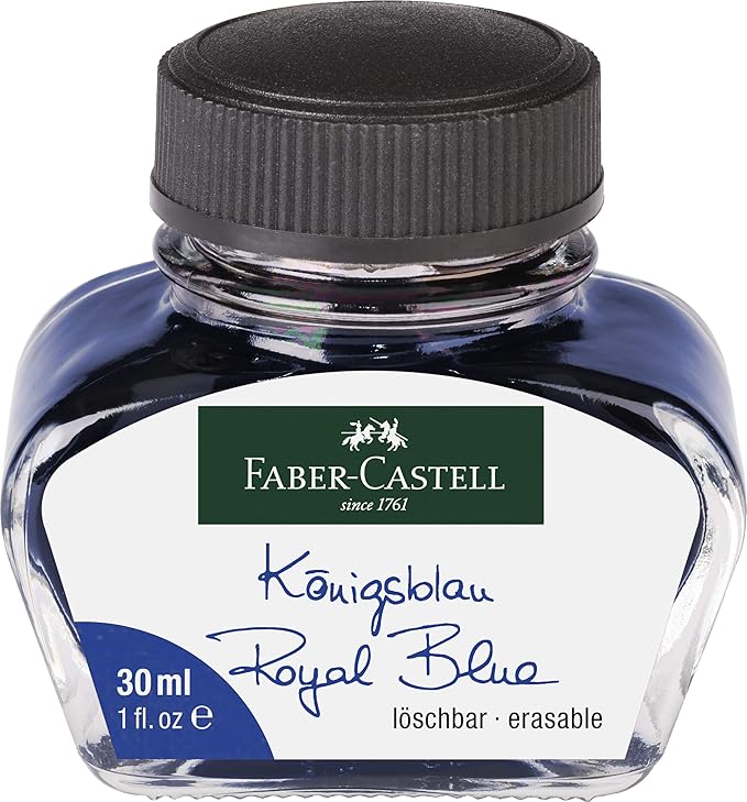 Faber-Castell 149839 Ink Bottle Washable 30 ml Royal Blue