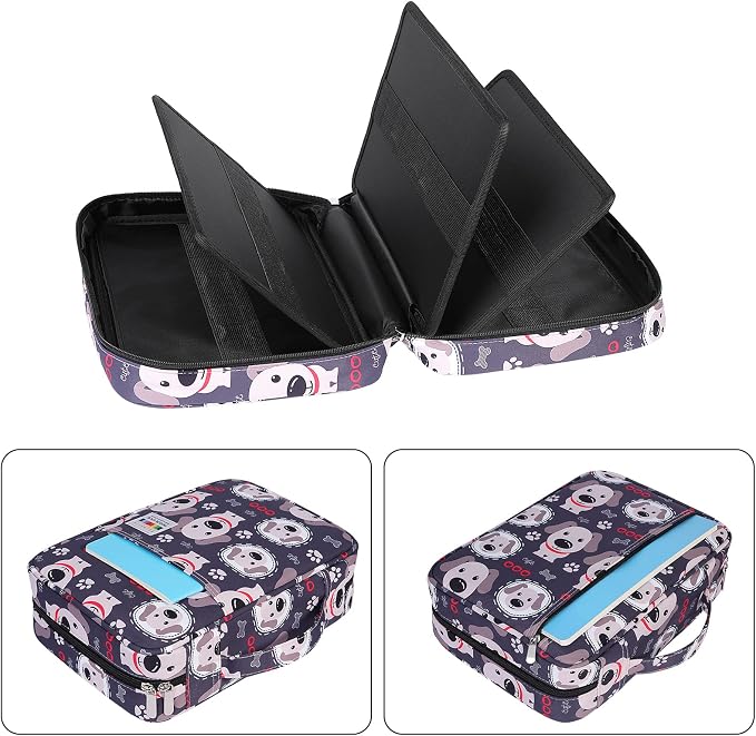 Coloring Pencil Case 220 Slots Pencils/Gel Pens Organizer Waterproof Travel Case Zipper Carrying Portable Pencil Markers Pen Holder Bag for Painter Writers