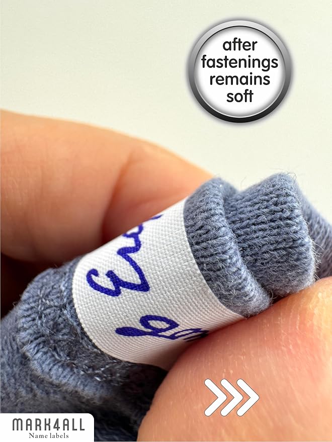 Fabric Labels For Clothes Washable, Daycare Labels Tags Clothing Kids Waterproof For Camp Name Tags, Personalized All Purpose Children Labeling Toddler Name Cloth For School Supplies Kid Baby Stickers