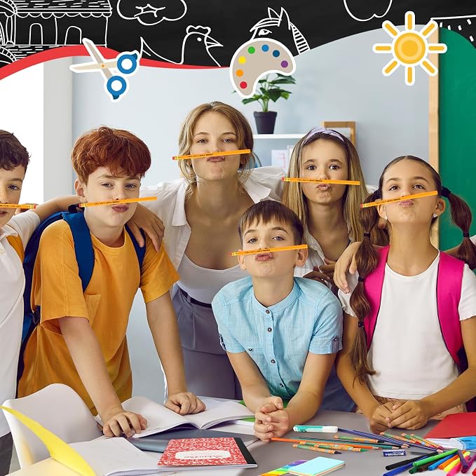 Gilprop 352 Pcs School Supply Kit 4 Set Back to School Supplies for Students Essential Bundle Kit Include Pencil Notebook Ruler Glue Scissor Sticky Note Eraser Pencil Sharpener