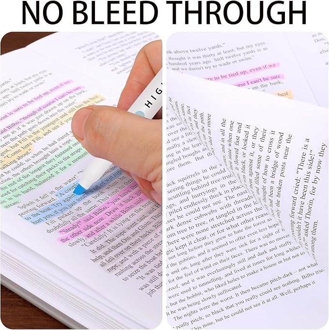 Pastel Highlighters Set, 8 Pack Highlighters Assorted Colors, Bible Highlighter No Bleed, Quick Dry Dual Tip Highlighter Markers for Bible Journals Planners Books Notes, Easter Gifts