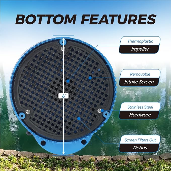 12V Submersible Water Pump 1500GPH Small Sump Pump Thermoplastic Portable Transfer Utility Pump Clean for Swimming Pool Basement Garden Pond