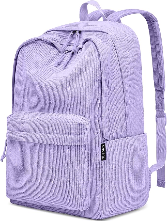 ZUBOND Girls Backpack, Lightweight School Bookbag for Teens, College Students Women & Men, Cute Large Laptop Backpack Fits 15.6 Inch Notebook