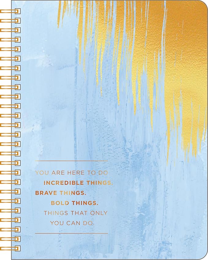 Compendium Spiral Notebook - You are here to do incredible things… — A Designer Spiral Notebook with 192 Lined Pages, College Ruled, 7.0”W x 9.25”H