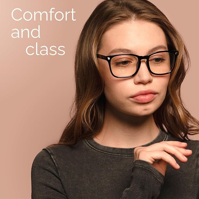 CCVOO 2.0 Reading Glasses for Men, Eyeglasses, Blue Light Readers, Computer Eyeglasses, Cheaters