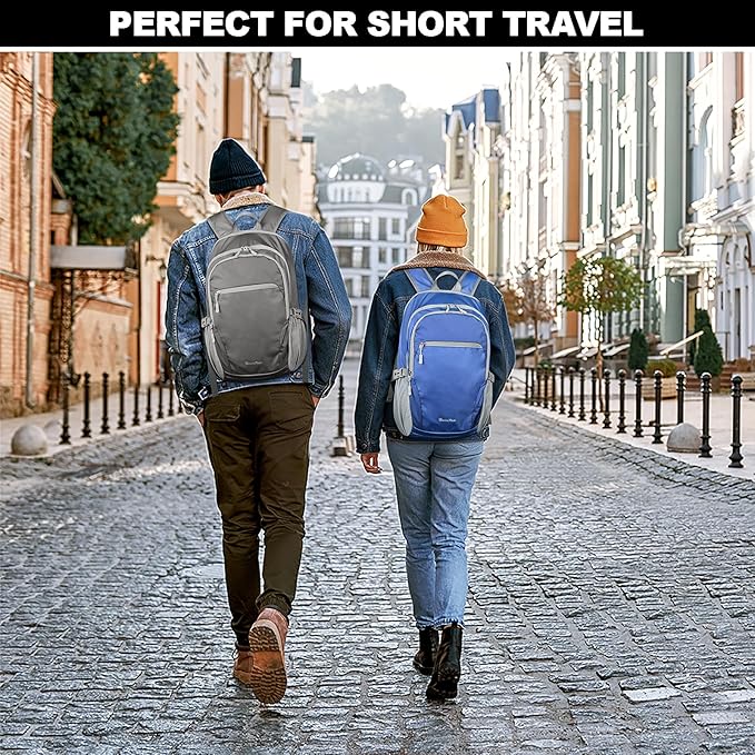 Seektop Lightweight Packable Hiking Backpack Water Resistant Expandable 20L-28L for Women Men, RFID Day Pack for Travel