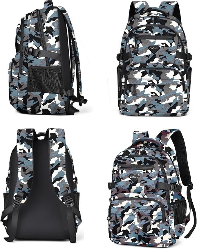 Casual Lightweight Backpacks for Boys & Girls, School Bookbags, 15 "Laptop Backpack, Travel Bag (212-sanhui)