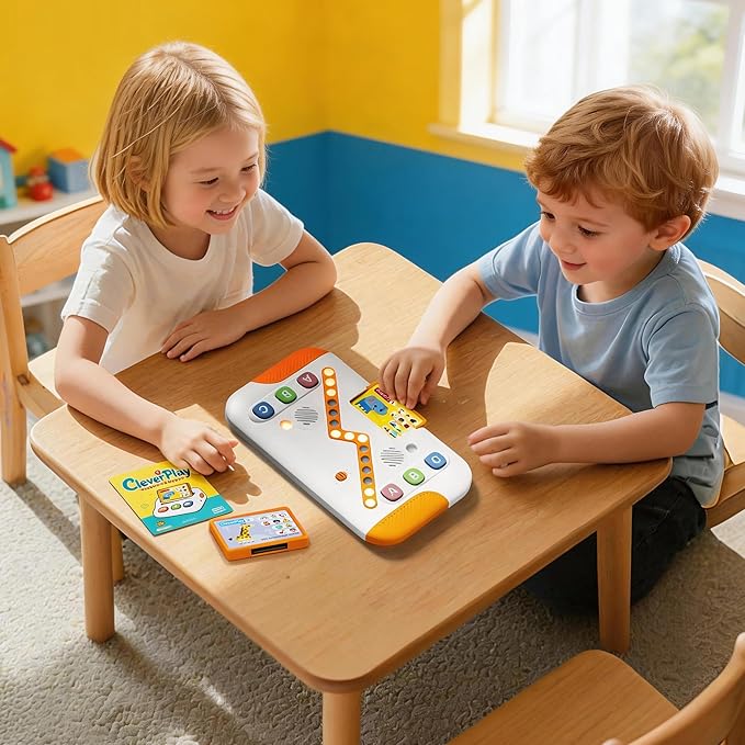 Educational Toys for Kids 3-6 Years Old, Interactive Quiz Battle Game with 800 Questions, 2-Player Learning Toy, Montessori Brain Training, Autism Sensory Speech Therapy Gift for Toddler Boys Girls