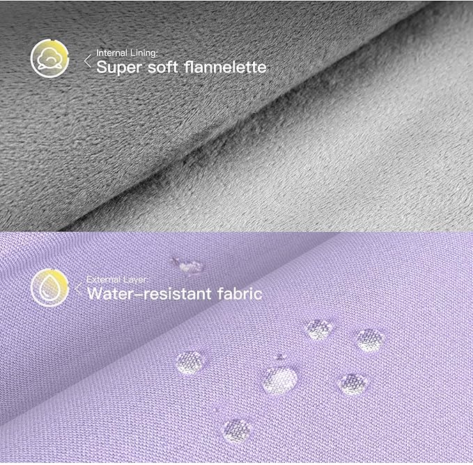 360° Upgraded Laptop Protective Sleeve Case for 2026 2025-2021 MacBook Pro 16 inch M5/M4/M3/M2/M1 Pro/Max, Shockproof Water-Resistant MacBook Laptop Bag with Accessory Pocket, Purple