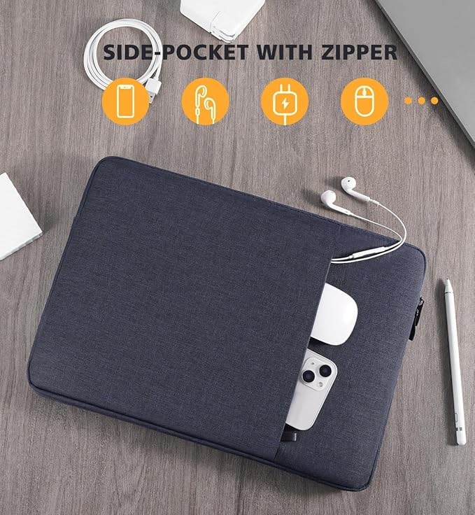 NIDOO 13-14 inch Laptop Sleeve Case Protective Computer Cover for 14" MacBook Pro M4/M3/M2/M1/ 14.4" Surface Laptop Studio / 14" Lenovo ThinkPad X1 Carbon/ L14 T14 E14/ ASUS ROG Zephyrus G14 HP