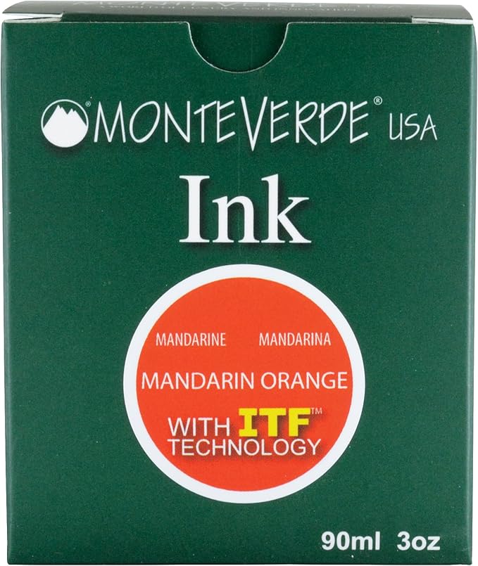 Monteverde USA Ink with ITF Technology, 90 ml Mandarin Orange (G308MO)