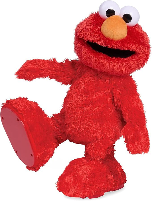 Sesame Street Hokey Pokey Elmo 14” Interactive Plush Toy, Sings, Dances & Plays Music, Bilingual Stuffed Animal for Pretend Play, Soft & Huggable, for Girls and Boys, Ages 18 Months+ by Just Play