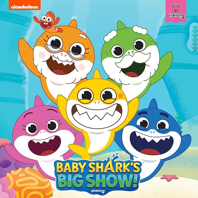 Horizon Baby Shark Watercolor Art Pad - Coloring Book & Painting Set - Shark Watercolor Painting Kit - Great Art Set for 3 Year Olds