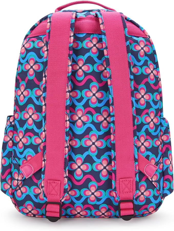Kipling Women's Seoul 15" Laptop Backpack, Durable, Roomy with Padded Shoulder Straps, Built-In Protective Sleeve