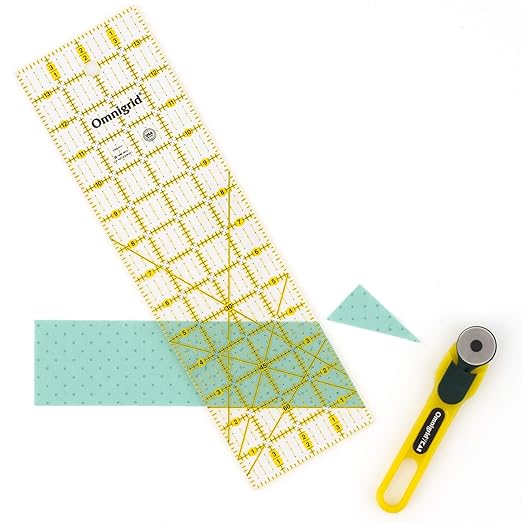Omnigrid 4" x 14" Rectangle Quilting and Sewing Ruler