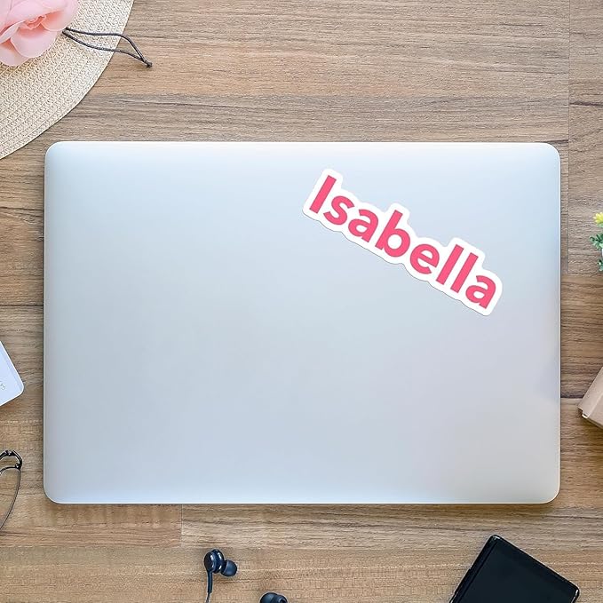 Personalized Waterproof Name Stickers - Daycare, School, and Office Labels for Bottles, Cups, Containers, Lunch Boxes, Laptop & Supplies (Desin 1)