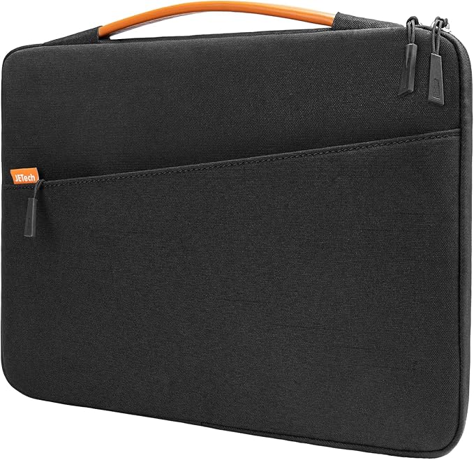 JETech Laptop Sleeve for MacBook Neo (A18 Pro), 14-Inch MacBook Pro (M1-M5, 2020-2026), Waterproof Bag Case with Portable Handle and Pocket, Compatible with 14 Inch Notebook (Black)