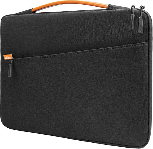JETech Laptop Sleeve for MacBook Neo (A18 Pro), 14-Inch MacBook Pro (M1-M5, 2020-2026), Waterproof Bag Case with Portable Handle and Pocket, Compatible with 14 Inch Notebook (Black)