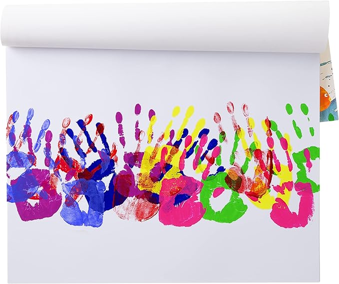 Mr. Pen- Finger Paint Paper Pad for Kids, 11 x 14 Inches, 22 Sheets, Premium Heavyweight White Glossy Paper, Art Paper for Vibrant Finger Painting and Craft Projects