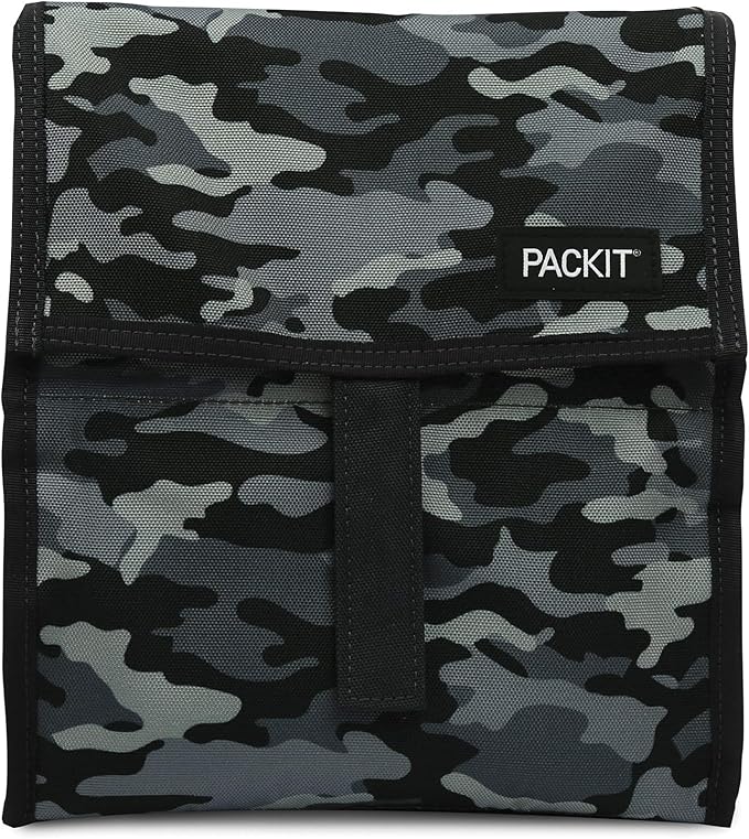 Packit, Bag Lunch Freezable Charcoal Camo