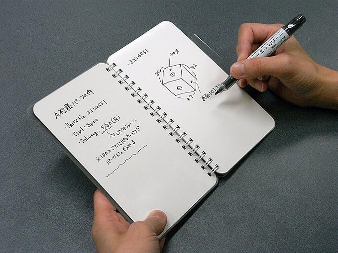 Nu Board Memo Size ( 4 x 7 inch ) NGSH03FN08 Whiteboard Notebook - Dry Erase Notebook - Mini Size Dry Erase Board - Environmentally Reusable Notebook