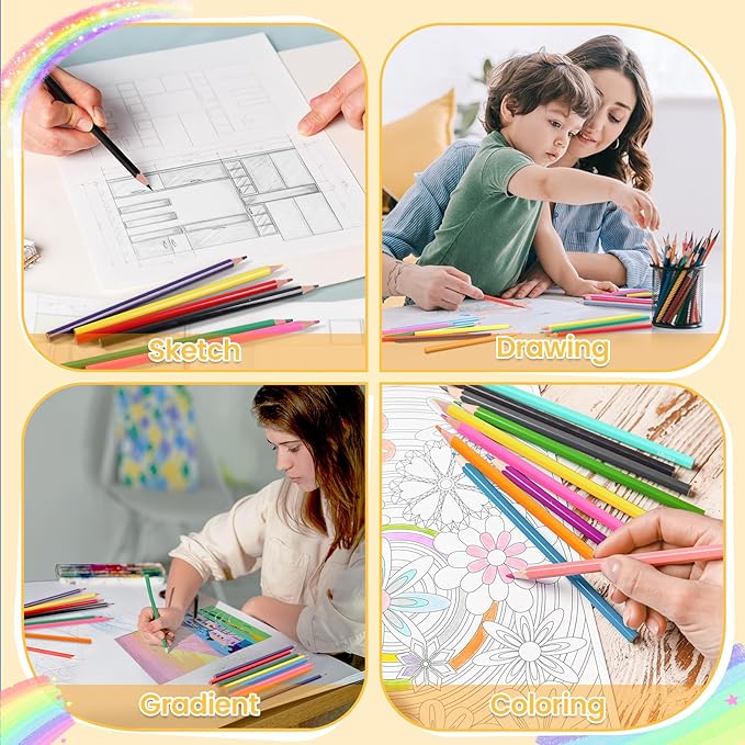 168 Packs Colored Pencils Bulk Classroom, Colored Pencils for Kids 12 Assorted Colors, Coloring Pencil Set Plus 16 Sharpeners, Pre-sharpened Color Pencil, Back to School Supplies Bulk for Teachers