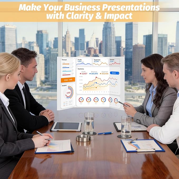 Ndsox 3 Pack 24" x 16" White Trifold Poster Board Foam Core, Small Tri Fold Foldable Display Posterboard Foam Project Boards for School Projects, Photos Displays & Business Presentations