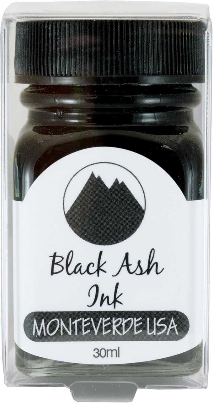 Monteverde USA Ink with ITF Technology, 30 ml Black Ash (G309BA)