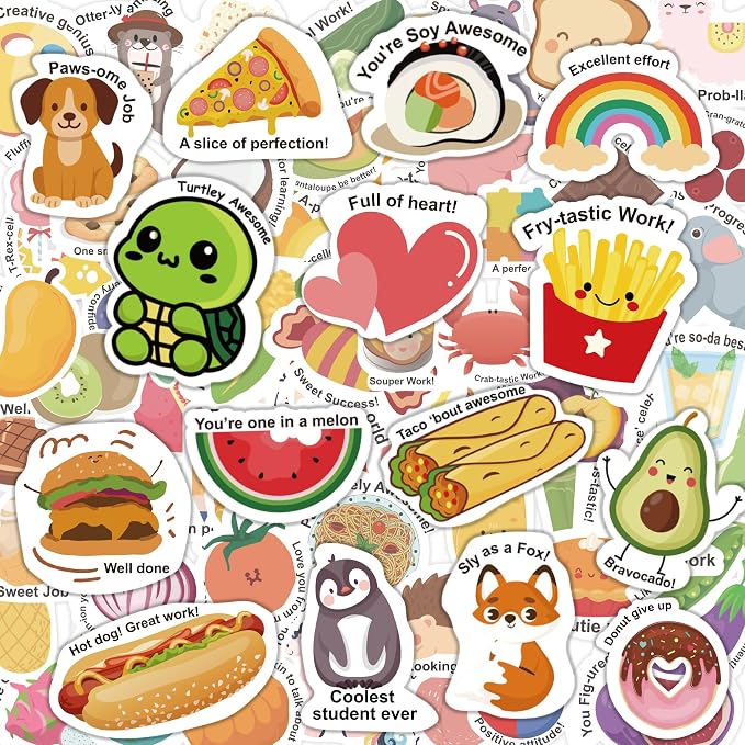 OHOME Back to School Supplies - 120 PCS Teacher Motivational Stickers for Kids Students | Teacher Must Haves Supplies Stuff Essentials Gifts for Classroom Decor,Inspirational Positive Reward Stickers