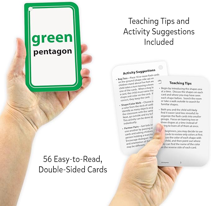Teacher Created Resources Shapes and Colors Flash Cards (EP62051)