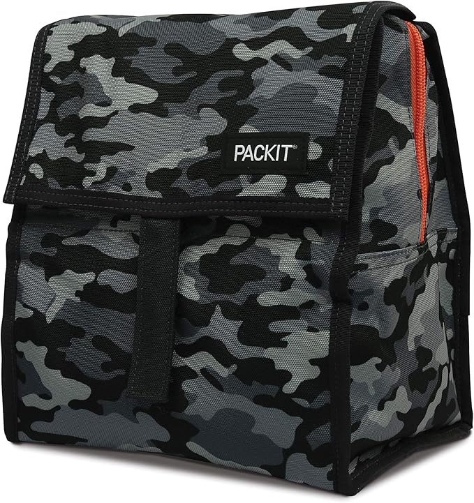 Packit, Bag Lunch Freezable Charcoal Camo