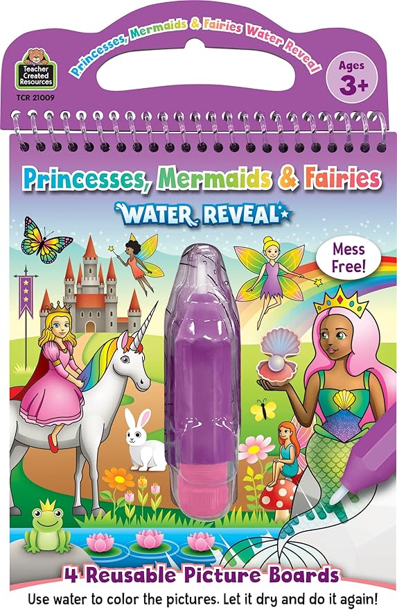 Teacher Created Resources Princesses, Mermaids & Fairies Water Reveal (TCR21009)