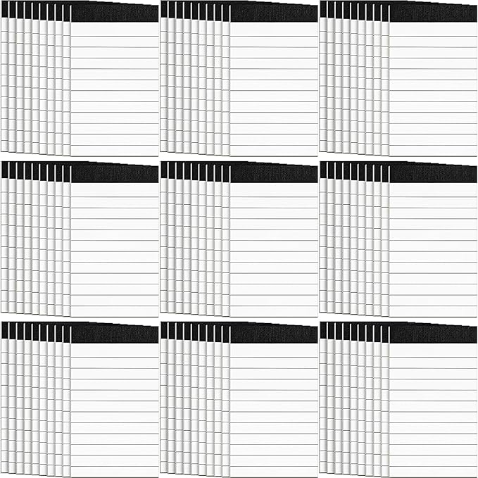 PerKoop 100 Pack Small Notepads Refills 3 x 5 Inch Lined Memo Pads 30 Sheets Mini Legal Pads Pocket Notepads for Teacher Nurse Office School Supplies