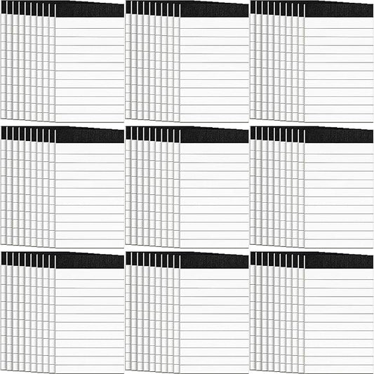 PerKoop 100 Pack Small Notepads Refills 3 x 5 Inch Lined Memo Pads 30 Sheets Mini Legal Pads Pocket Notepads for Teacher Nurse Office School Supplies