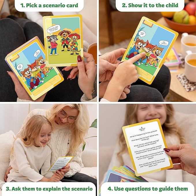 Who What Why Cultural Diversity & Inclusion Cards for Kids – SEL Game for Empathy, Disability, Social Awareness & Coping Skills – Learning Culture & Traditions Conversation Cards, Ages 4+