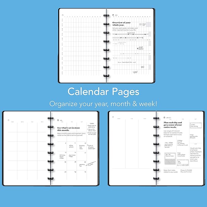 SORA Open-Dated Reusable Planner for Life, Made with Erasable Whiteboard Pages