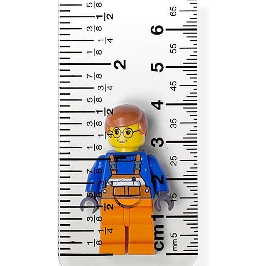 12 Inch Easy Read Ruler, Clear Flexible, Bendable, Shatterproof, Ruler