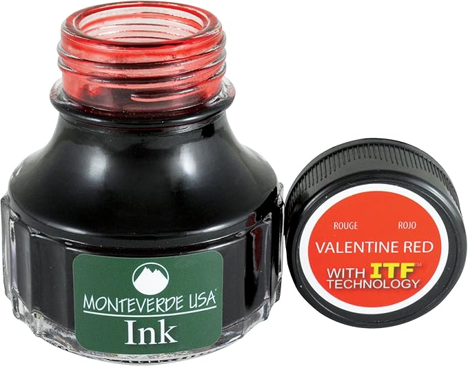Monteverde USA Ink with ITF Technology, 90 ml Valentine Red (G308RD)