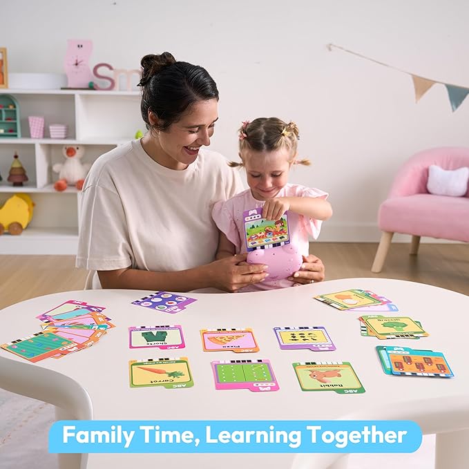 lalalark Talking Flash Cards for Kids 3 4 5 Year Old, Toddler Learning Toys with 136 Sight Words & 64 Games, Montessori Educational Toy for Kids, Preschool Learning Activities, Boys Girls Gifts