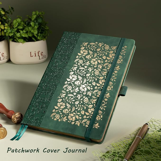 TIEFOSSI B5 Lined Journal for Women Men, 100 GSM Thick Paper, 230 Numbered Pages, College Ruled Notebook, Hardcover Notebooks for Journaling Writing