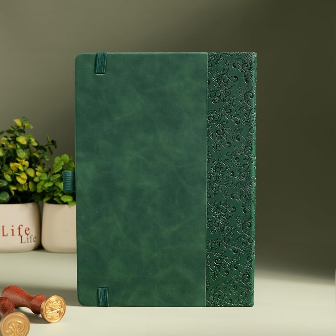 TIEFOSSI B5 Lined Journal for Women Men, 100 GSM Thick Paper, 230 Numbered Pages, College Ruled Notebook, Hardcover Notebooks for Journaling Writing
