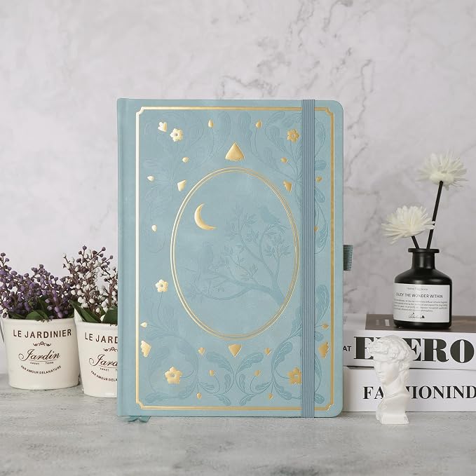 TIEFOSSI B5 Dotted Journal, 160 GSM Dot Grid Notebook for Women Men