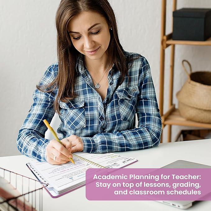 Planner 2026–2027, Academic Monthly Weekly Spiral Calendar, July 2026 – June 2027, Hardcover Agenda Notebook with Tabs, 6.3" x 8.5", Perfect for Students, Teachers, School & Daily Planning - Twilight Bloom